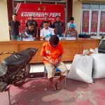 Terduga Pelaku "Maling" Kopi dan Barang Bukti (Doc sm 2024)