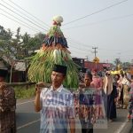 Gunungan Hasil Bumi Desa Pekalongan (doc. sm 2024)