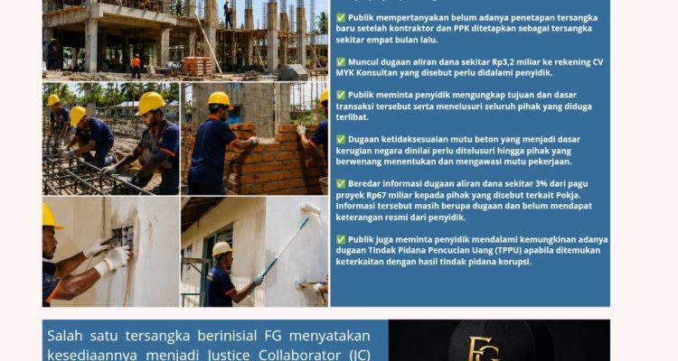 Publik Desak Kejaksaan Tinggi Papua Barat Usut Tuntas Dugaan Korupsi Proyek SMKKN Manokwari, Minta Penyidikan Dikembangkan